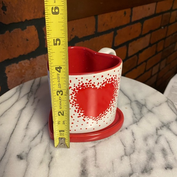 Avon Heart Cup with Saucer - Picture 3 of 3